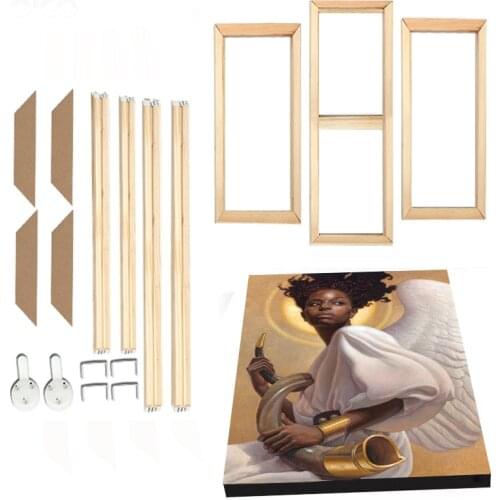 Photo Frames for Picture Poster Canvas Oil Painting Prints Large Size DIY Natural Wooden Frame Picture Frames Wall Photo Frames