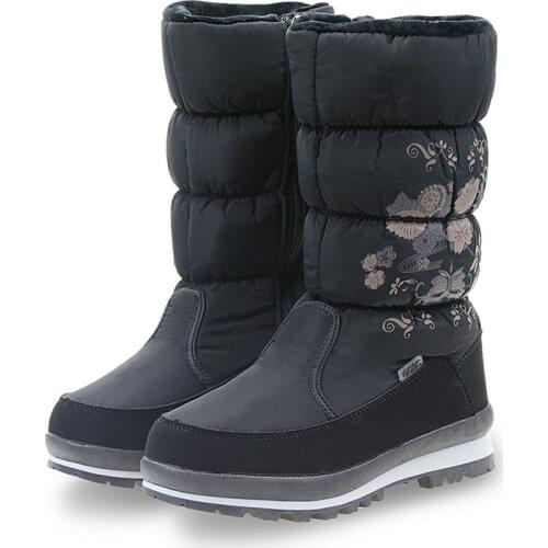 GOGC platform boots black boots winter boots women white boots snow boots flats shoes women womens booties female shoes G9620