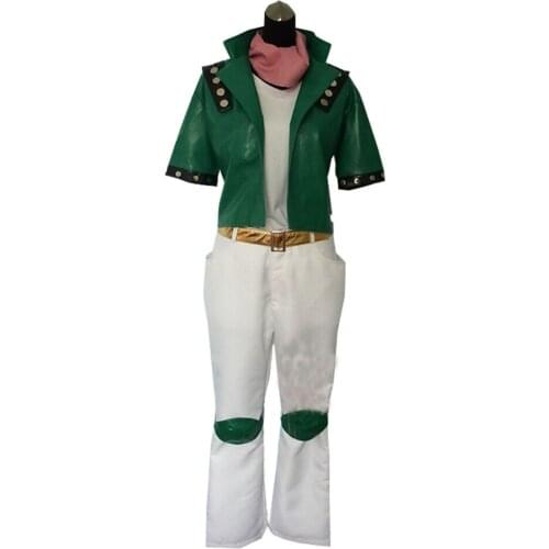 2018 JoJos Bizarre Adventure Caesar Anthonio Zeppeli Anime Uniforms Cosplay Costume Full Set Any Size