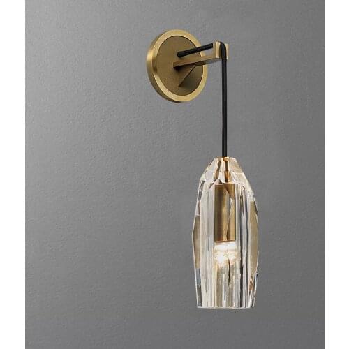 Postmodern retro style creative Nordic LED wall lamp Postgraduate retro style creative Nordic wall light Black Golden