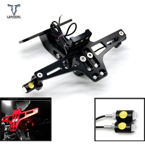 Moto License Plate Bracket turn sigals For Benelli BN300 BN302 BN600 BN TNT 300 600 Honda GROM MSX125 MSX 125 PCX 125 150