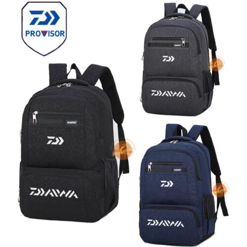 2021 Autumn Summer New Daiwa Outdoor Sports Backpack Mens Solid Color Mens Casual Hiking Cycling Fishing Bag Outdoor Backpack