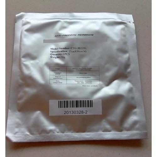 New Arrival 300pcs Antifreeze Membrane Pads Gel Patch 27*30cm Antifreezing Anti-freezing Pad For Cryo Therapy