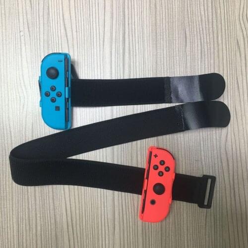 Adjustable Elastic Wrist Band Strap with Leg Strap for Nintend NS Switch Just Dance/Ring Fit Adventure Joystick (L/R) Controller