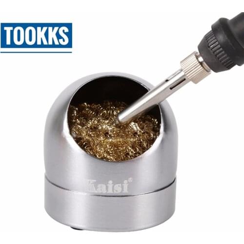 Solder Iron Tip Cleaning Ball BGA Soldering Station Welding Iron Tip Cleaner & Stand Holder