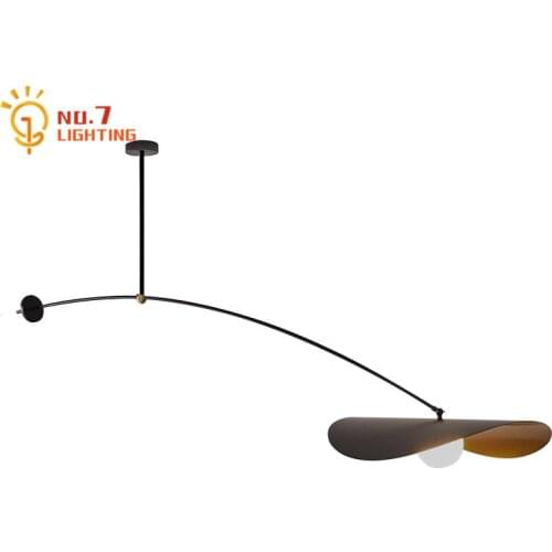 Modern Industrial Long Arm Fishing Pendant Lights Iron Art LED Hanging Lamp Home Decor Bedroom Bar Living/Dining Room Study Cafe