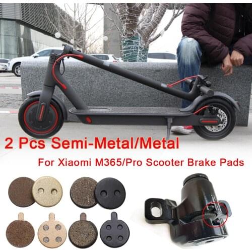 2pcs Brake Pads for Xiaomi M365 PRO Electric Scooter Rear Wheel ForMijia Pro Brake Disc Friction Plates Pads Scooter Accessories