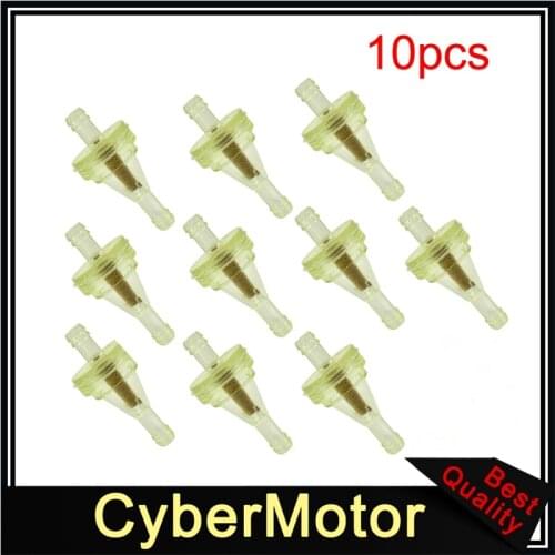 10x 5/16" Fuel Filter For John Deere UP03697 Briggs & Stratton 694485 Toro71-9280 E-Z-GO 15469-G1 E-Z-GO15977-G1 ATV Dirt Bike