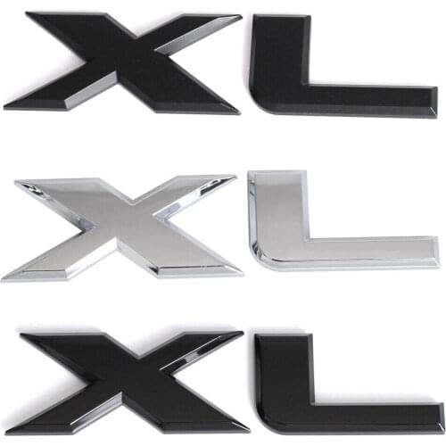 1x Fender Rear Trunk Tailgate 3D XL Letter Emblem Badge Decal for GMC YUKON XL