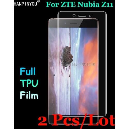 2 Pcs For ZTE Nubia Z11 Front Slim Full Cover Edge to Edge Soft TPU Film Explosion-proof Screen Protector For ZTE Nubia Z11 5.5"