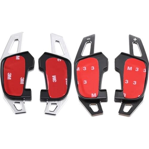 Car Styling, NEW Metal Paddle Shift Shifter Extension For VW Volkswagen Golf 7 GTI GTE GTD R line MK7 For VW Scirocco 2015 -2017