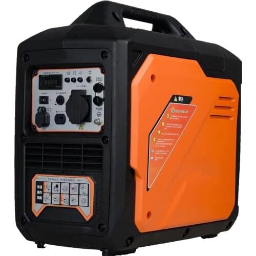 Gasoline Generator 3KW Electric Start 220V 50HZ USA Plug Silent Inverter
