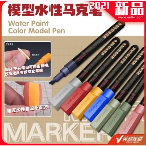 Hobby Mio Water Based Markers Matte Color Tasteless Environmental Protection Model Based Coating Color Double
