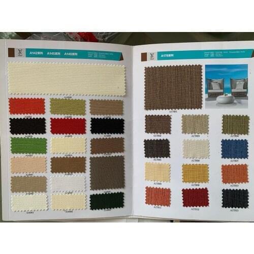 Indoor and outdoor rattan furniture sofa pillow private custom color card sample