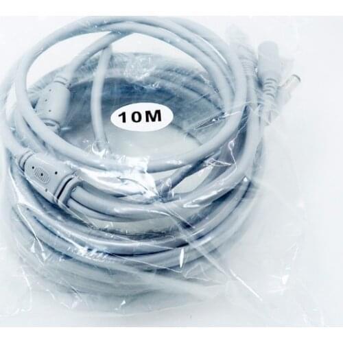 NC-10M 10PCS/lot 10M/33ft Cat5E Network Ethernet LAN Video /DC 12V Power Extention Cable for CCTV IP Camera