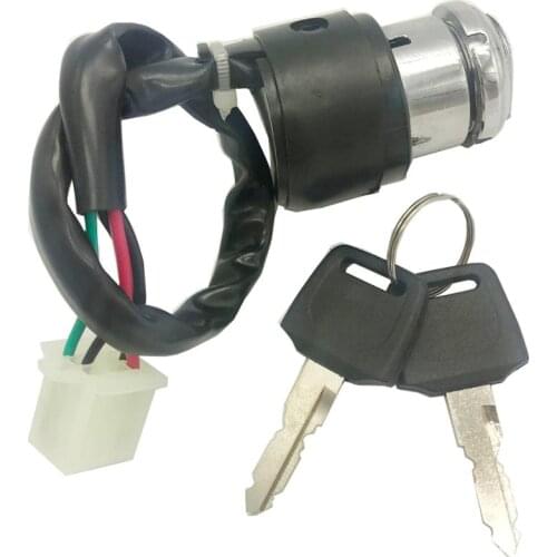 New 4 WIRE IGNITION KEY SWITCH FOR OEM KAZUMA FALCON ROKETA ATV 50CC 70CC 90CC 110 125CC