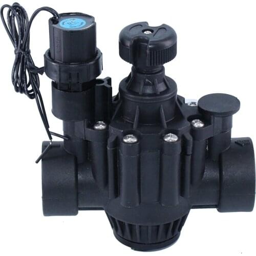 Zanchen Sprinkler 150P Series 24VDC 1-1/2-Inch BSP Globe or Angle Valve with Flow Control