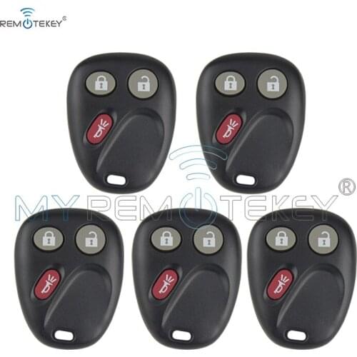 Remtekey 5pcs 3 Button 315mhz LHJ011 for GM Hummer H2 Chevrolet Avalanche Cadillac Escalade 2003 2004 2005 2006 remtekey