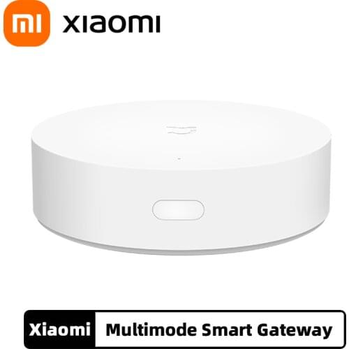 Original Xiaomi Multimode Smart Home Gateway ZigBee WIFI Bluetooth Hub Work With Mijia APP Apple Homekit Intelligent Home Hub