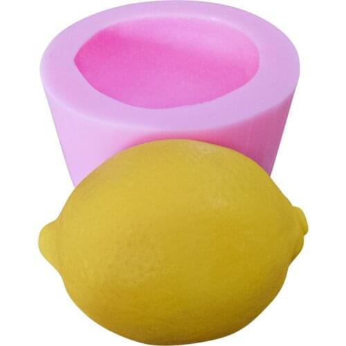 Monqui Lemon Fruit Silicone Soap Molds Candle Molds Art Craft Molds Resin Molds