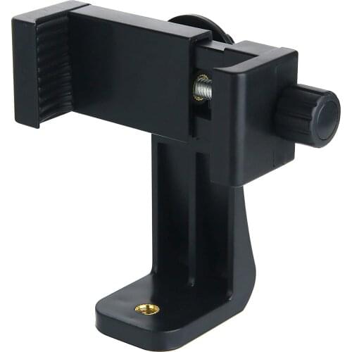 Universal Smartphone Tripod Mount Adapter, Fits all Phones, Rotates Vertical and Horizontal, Adjustable Clamp