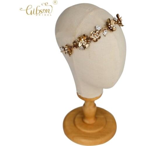 Vintage Elegant Hair Accessories Hair Comb And Headband Headpiece Bridal Wedding Hair Vine Tiara