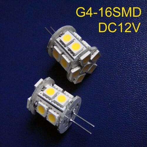 High quality 5050 DC12V G4 Led lighting, G4 decorative lamps G4 led crystal lamp GU4 bulbs 12V Led free shipping 100pcs/lot