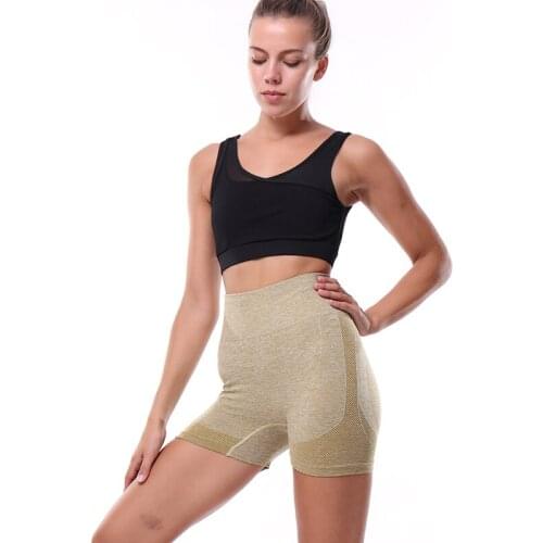 Women Sport Shorts Yoga Clothing Gym High Waist Push Up for Ladies Shorts Leggings Fitness Hip Lift Tight Sportswear