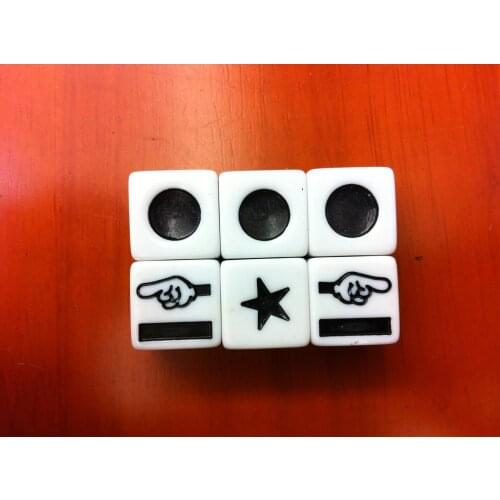 16mm star circle left left right right dice dice /LRC / with Europe standard export guarantee environmental protection product