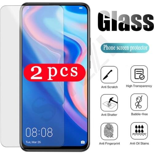 2-1Pcs 9H protective film for Huawei p smart 2021 2020 Z S pro 2019 plus 2018 tempered glass phone screen protector on the glass