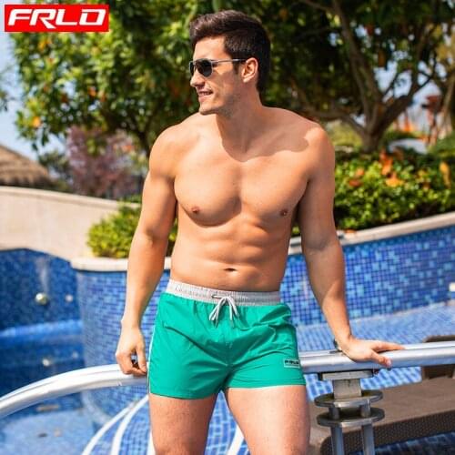 2019 Brand inner plus size quick dry swimwear men Swimsuit Swimming Trunks Man Swim Wear Shorts bathing suit maillot de bain 608