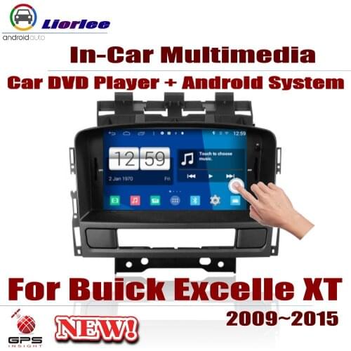 For Buick Excelle XT 2009-2015 Car Android DVD GPS Player Navigation System HD Screen Radio Stereo Integrated Multimedia