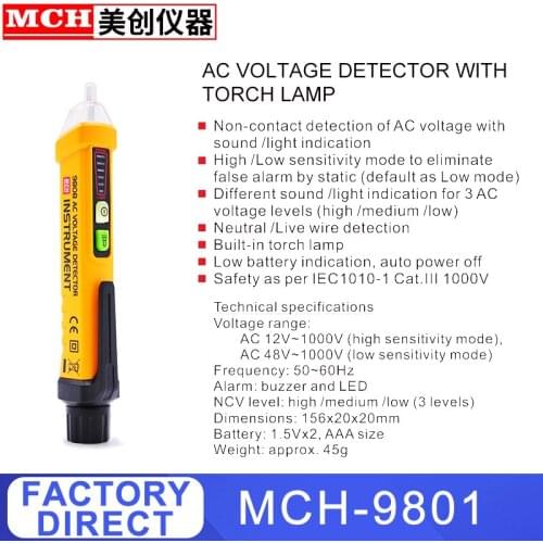 Non-contact induction test pencil AC110V 220V Voltage Probe Volt Meter Electric Indicator Power Detector Tester Socket D001 9808