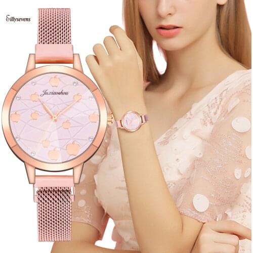 Luxury Wristwatches For Ladies Casual Fashion Quartz Stainless Steel Mesh Strap Watch 2021 Watch For Women Wristwatches