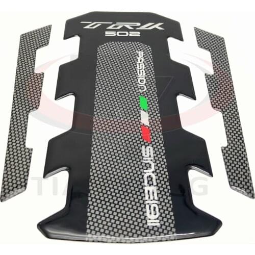 FOR Benelli TRK 502 TRK502 Motorcycle MOTO Gel Fuel Oil Tank Pad Fish Bone Decorative Protector 3D Decal High Quality Sticker