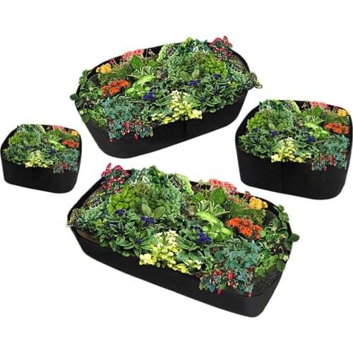 Felt Planting Bag Flowerpot Vegetable Plant Growing Bag Indoor and Outdoor Garden Seedling Pack