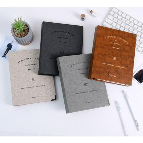 BALLE 120 Pockets PU Leather Photo Album for 3 inch Instant Polaroid Fujifilm Instax Mini 9/ 8/ 70/ 7S/ 25, Z2300 PIC-300P Film