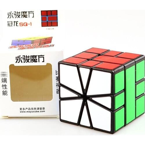 YongJun GuanLong SQ1 Magic Cube Speed Spin Game Puzzle Professional Creative Cubo Magico Adult Children Educational Toy Gift