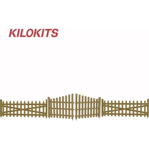 1/35 Pointed Picket Fence Set Unpainted Miniature Kits Model Railroad Farming Dioramas