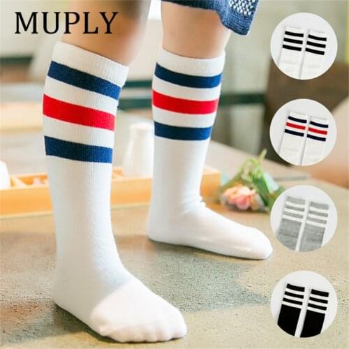 2019 New Arrival Spring Autumn Baby Socks Striped Warm Baby Girl Knee High Socks Cute Tube Kids Meias Vertical Striped Sokken