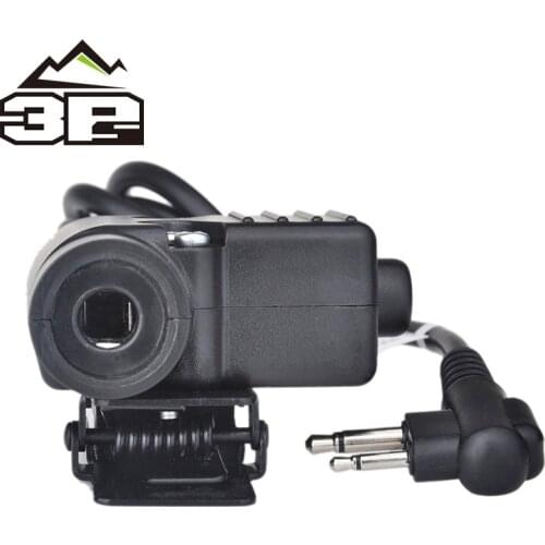 NEW KENWOOD Interface PTT Adapter U94 Interphone Launching Switch Button Assembly Push To Talk Earphone Headphone Adapter