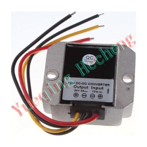 New Voltage Booster Power DC-DC Converter Step Up Regulator 12V to 24V 3A 72W