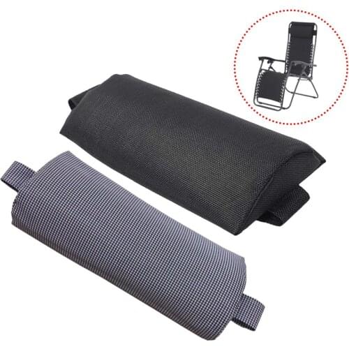 2021 Head Cushion Height Adjustable Fabric Comfortable Removable Washable Recliner Pillow For Outdoor Home Folding Chairs