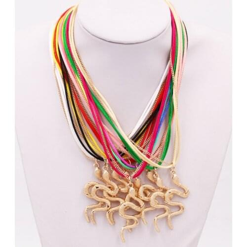 Jewelry 2020 New Design Animal Snake Necklace For Women Snake Necklace Women Statement Necklace Fashion Party Jewelry Gifts