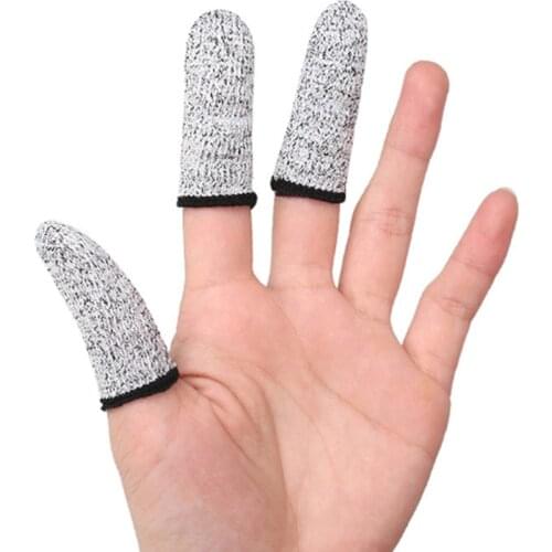 Anti-Cut Finger Cover Finger Protector Sleeve Cover Finger Peel Fingertip Gloves Picking Finger Cover Kitchen Tools