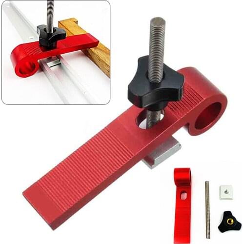 4Pcs Clamping Blocks DIY Clamps Woodworking Hand Tools with M8 Screw Set for Woodworking Clamps