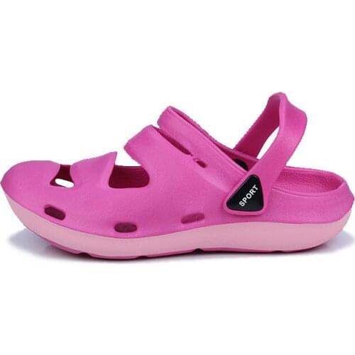 Womens Garden Sandals 2021 Summer Fashion Hollow Out Clogs Lady Outdoor Beach Garden Slippers Girls EVA Jelly Light Soft Clogs