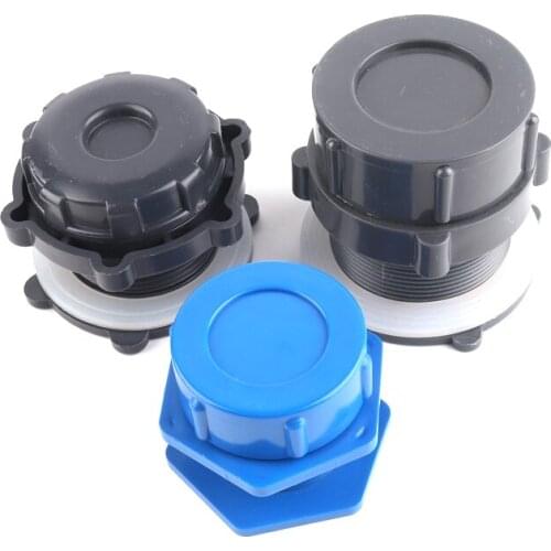 1PC Aquarium Fish Tank Drain Connectors Inlet Outlet Joints End Cap Garden Water IBC Tank Connector Drainage Adapter