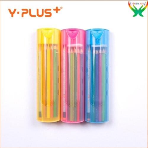 12 color pencil YPLUS Submarine modeling hand-painted carton drawing bright color pencil plastic box for children kindergarten
