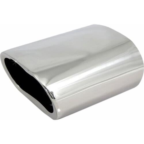 Car Rear Exhaust Muffler Pipe Stainless Steel Tail Pipe Outlet Tip Pipe For-BMW 3 Series 318 2005-2012